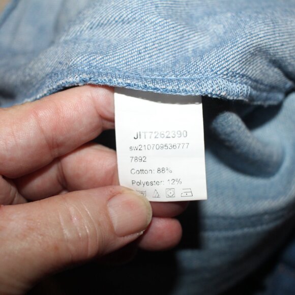 Shein X Patchwork 5 pocket Jeans Crop NWT Size M - Picture 9 of 11